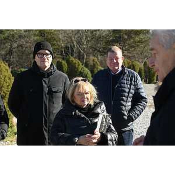 Da sinistra: Marco Putto (Patto per l'Autonomia-Civica Fvg), Laura Fasiolo (Pd), Marko Pisani (Ssk) e il presidente della Lega Nazionale Paolo Sardos Albertini - Da sinistra: Marco Putto (Patto per l'Autonomia-Civica Fvg), Laura Fasiolo (Pd), Marko Pisani (Ssk) e il presidente della Lega Nazionale Paolo Sardos Albertini