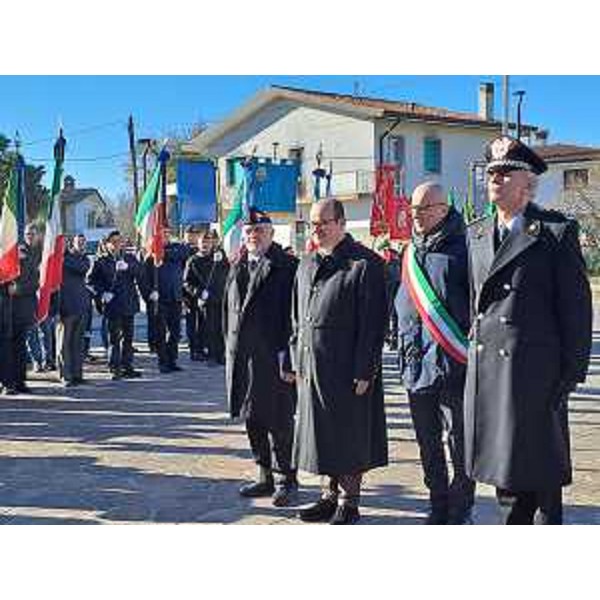 Il vice governatore Mauro Anzil a Gorgo di Latisana alla cerimonia in memoria del carabiniere Enea Codotto - Il vice governatore Mauro Anzil a Gorgo di Latisana alla cerimonia in memoria del carabiniere Enea Codotto 
