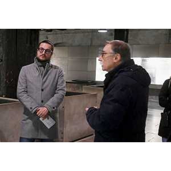 Da sinistra Enrico Bullian (Patto per l'Autonomia-Civica Fvg) insieme a Tristano Matta, presidente dell'Istituto regionale per la storia della Resistenza e dell'età contemporanea del Fvg, durante la visita della V Commissione alle Risiera di San Sabba - Da sinistra Enrico Bullian (Patto per l'Autonomia-Civica Fvg) insieme a Tristano Matta, presidente dell'Istituto regionale per la storia della Resistenza e dell'età contemporanea del Fvg, durante la visita della V Commissione alle Risiera di San Sabba