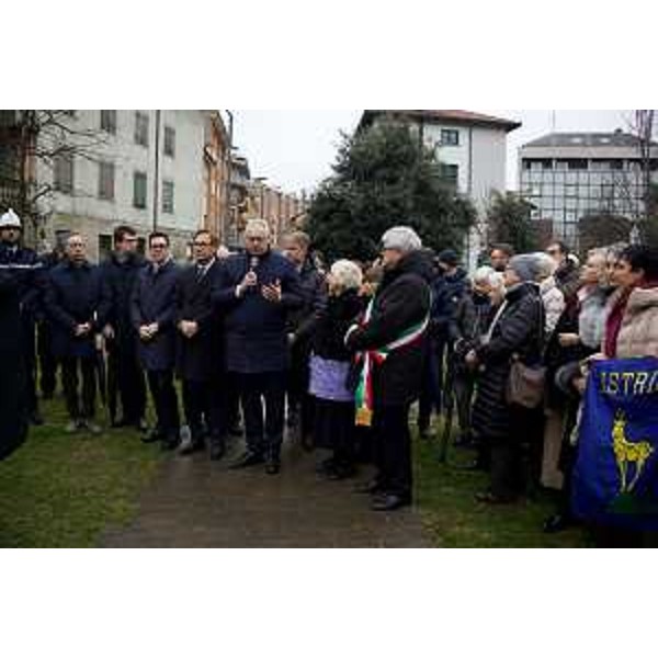 Un momento dell'intervento del presidente Bordin a Udine - Un momento dell'intervento del presidente Bordin a Udine
