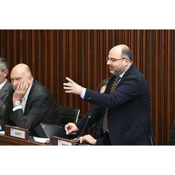 Diego Moretti, capogruppo del Pd - Diego Moretti, capogruppo del Pd