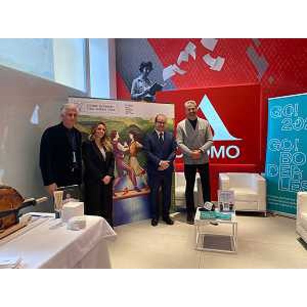 Il vicegovernatore Mario Anzil A Milano per la presentazione degli eventi di Go!2025. - Il vicegovernatore Mario Anzil A Milano per la presentazione degli eventi di Go!2025.