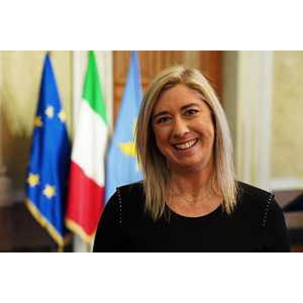 L'assessore regionale alle Infrastutture e territorio Cristina Amirante - L'assessore regionale alle Infrastutture e territorio Cristina Amirante