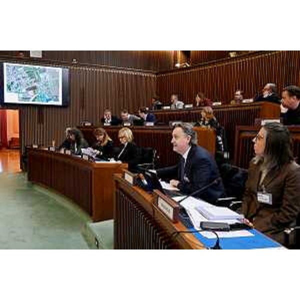 Un altro momento dell'intervento del sindaco di Romans d'Isonzo - Un altro momento dell'intervento del sindaco di Romans d'Isonzo