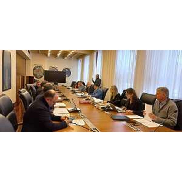 Un altro momento della seduta dei capigruppo consiliari - Un altro momento della seduta dei capigruppo consiliari