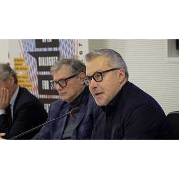 L'assessore Bini nel corso del suo intervento - L'assessore Bini nel corso del suo intervento