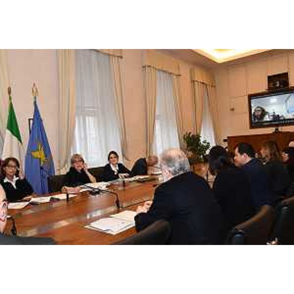 L'assessore regionale alle Finanze Barbara Zilli alla sedicesima riunione della Cabina di regia sul Pnrr - L'assessore regionale alle Finanze Barbara Zilli alla sedicesima riunione della Cabina di regia sul Pnrr 