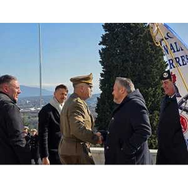 Da sinistra: il direttore del Sacrario militare di Redipuglia, Massimiliano Fioretti, e il consigliere regionale Diego Bernardis (Fp) - Da sinistra: il direttore del Sacrario militare di Redipuglia, Massimiliano Fioretti, e il consigliere regionale Diego Bernardis (Fp)