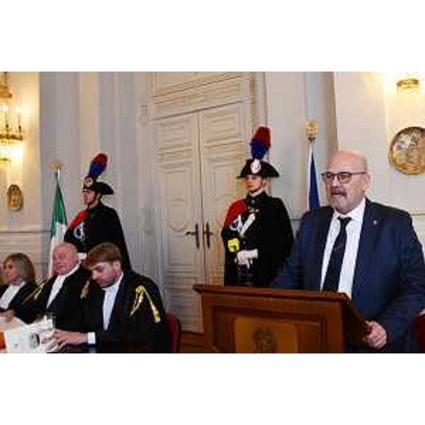 L'intervento dellassessore al Patrimonio Sebastiano Callari alla cerimonia di inaugurazione dellAnno giudiziario 2025 del Tribunale amministrativo regionale per il Friuli Venezia. - L'intervento dellassessore al Patrimonio Sebastiano Callari alla cerimonia di inaugurazione dellAnno giudiziario 2025 del Tribunale amministrativo regionale per il Friuli Venezia.