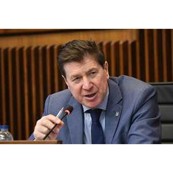 Il presidente della IV Commissione, Alberto Budai (Lega) - Il presidente della IV Commissione, Alberto Budai (Lega)