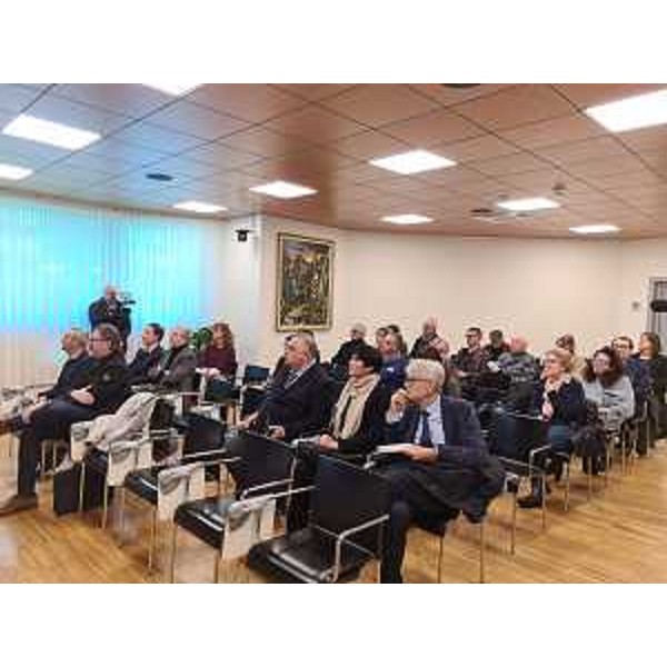 Una fase dell'incontro svoltosi a Udine - Una fase dell'incontro svoltosi a Udine