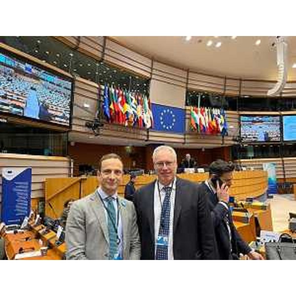 Il presidente del Consiglio regionale del Friuli Venezia Giulia, Mauro Bordin, con il governatore Massimiliano Fedriga - Il presidente del Consiglio regionale del Friuli Venezia Giulia, Mauro Bordin, con il governatore Massimiliano Fedriga
