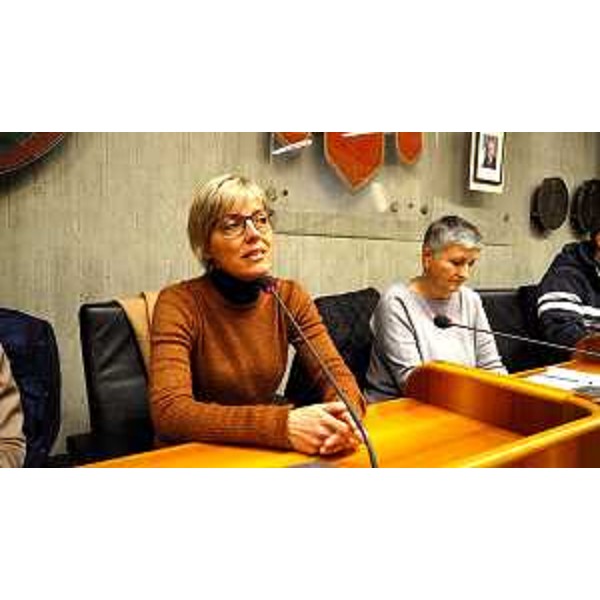 L'assessore Zilli nel corso del suo intervento - L'assessore Zilli nel corso del suo intervento