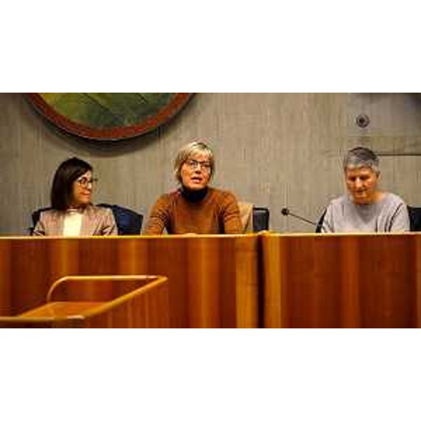 L'assessore Zilli nel corso del suo intervento - L'assessore Zilli nel corso del suo intervento