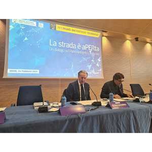 L'assessore regionale Fabio Scoccimarro a Udine durante la presentazione del nuovo Piano energetico regionale - L'assessore regionale Fabio Scoccimarro a Udine durante la presentazione del nuovo Piano energetico regionale