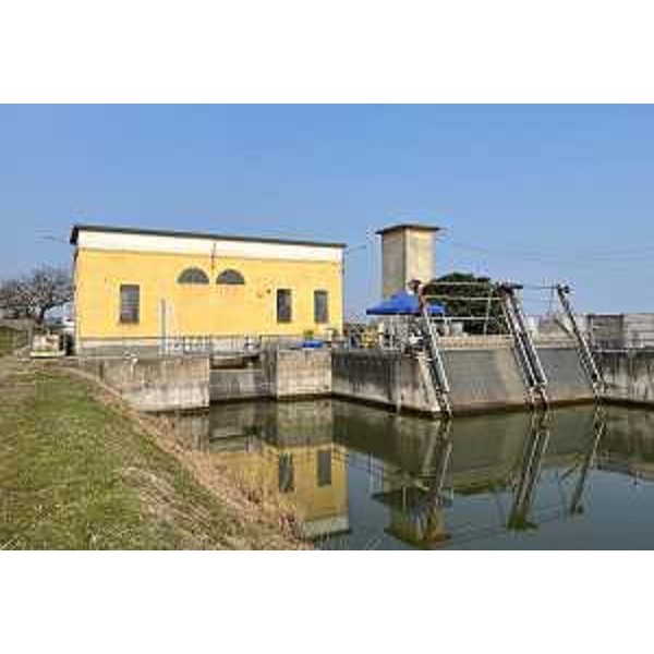 L'impianto idrovoro di Val Lovato. - L'impianto idrovoro di Val Lovato.