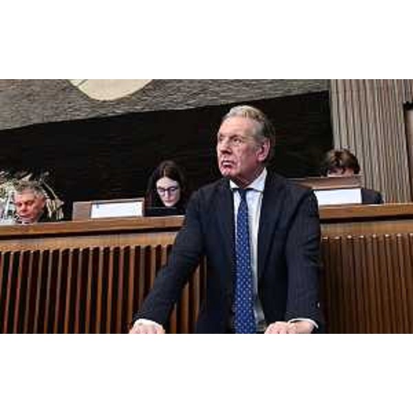 L'assessore Scoccimarro durante la seduta d'Aula - L'assessore Scoccimarro durante la seduta d'Aula