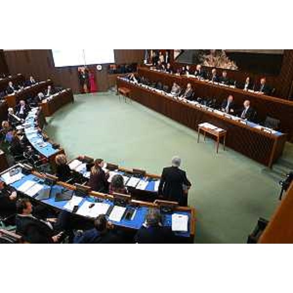 I lavori dell'Aula durante la discussione sulla pdl 25 - I lavori dell'Aula durante la discussione sulla pdl 25