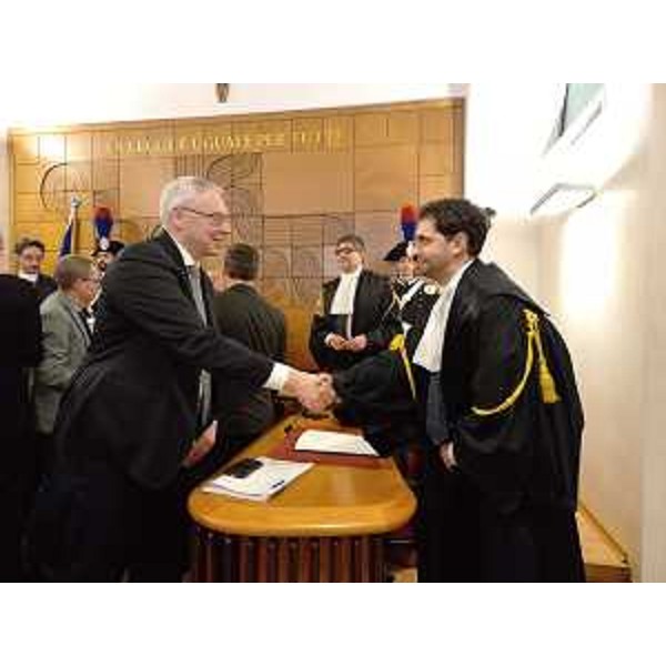 Il presidente del Consiglio regionale, Mauro Bordin, durante la cerimonia di inaugurazione dell'anno giudiziario 2025 - Il presidente del Consiglio regionale, Mauro Bordin, durante la cerimonia di inaugurazione dell'anno giudiziario 2025