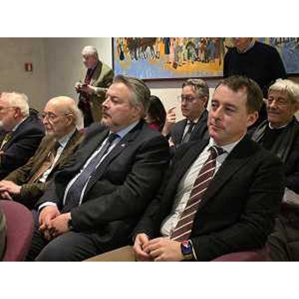 Il consigliere regionale Diego Bernardis con Dario Obizzi, consigliere comunale di Gorizia - Il consigliere regionale Diego Bernardis con Dario Obizzi, consigliere comunale di Gorizia