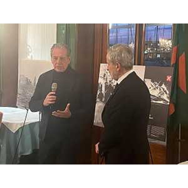 L'assessore regionale Fabio Scoccimarro con Nicolò de Manzini - L'assessore regionale Fabio Scoccimarro con Nicolò de Manzini