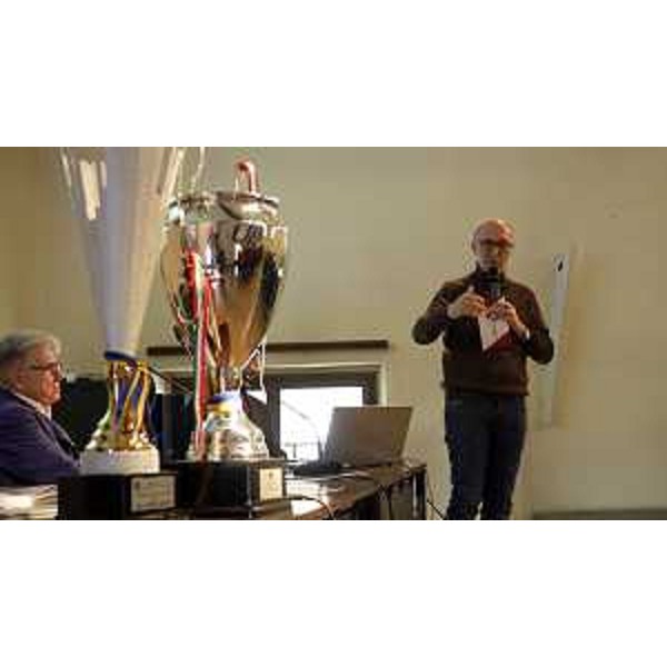 L'assessore Riccardi nel corso del suo intervento - L'assessore Riccardi nel corso del suo intervento