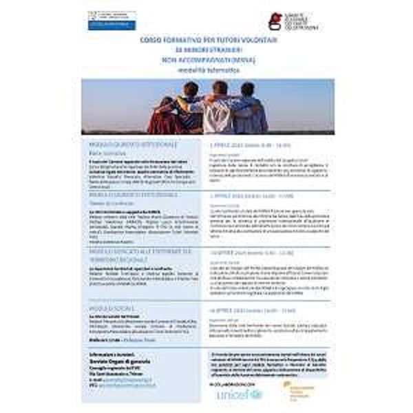 La locandina con i dettagli del decimo corso per aspiranti Tutori di Msna - La locandina con i dettagli del decimo corso per aspiranti Tutori di Msna