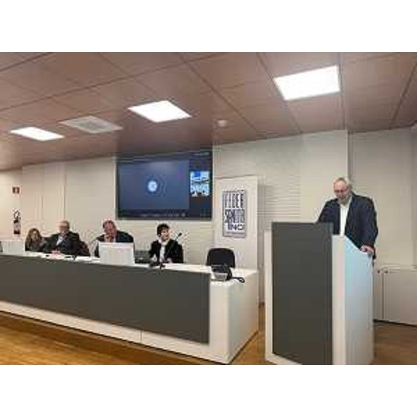 Un altro momento dell'intervento del presidente Bordin - Un altro momento dell'intervento del presidente Bordin