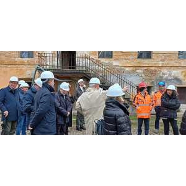 Un altro momento del sopralluogo della V Commissione - Un altro momento del sopralluogo della V Commissione