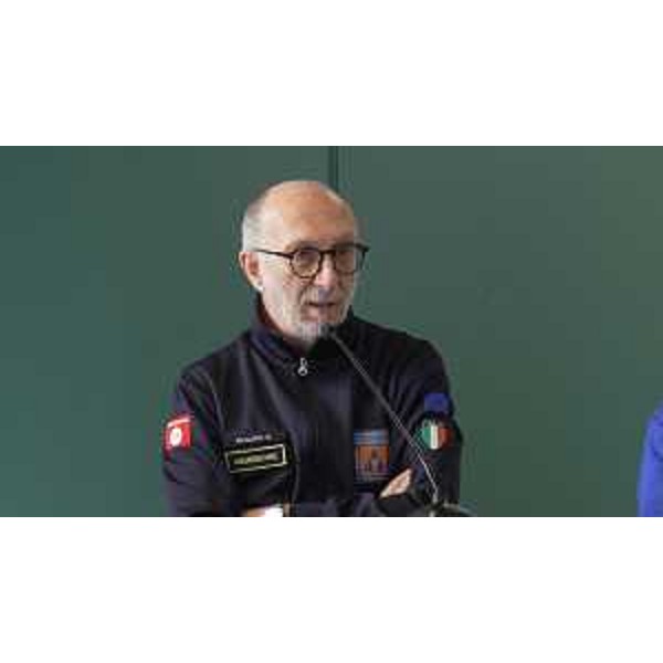 L'assessore regionale alla Salute e politiche sociali Riccardo Riccardi alla presentazione della tappa di Coppa del Mondo di nuoto Paralimpico - L'assessore regionale alla Salute e politiche sociali Riccardo Riccardi alla presentazione della tappa di Coppa del Mondo di nuoto Paralimpico