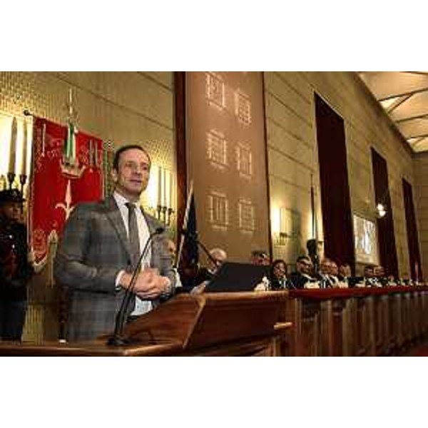 Il governatore Fedriga interviene all'inaugurazione dell'anno accademico 2024/25 dell'Università di Trieste - Il governatore Fedriga interviene all'inaugurazione dell'anno accademico 2024/25 dell'Università di Trieste