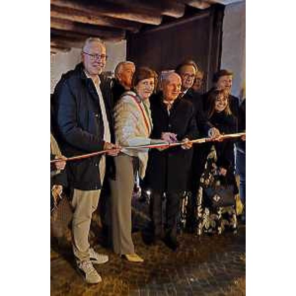 Ancora il presidente Mauro Botrdin al taglio del nastro - Ancora il presidente Mauro Botrdin al taglio del nastro