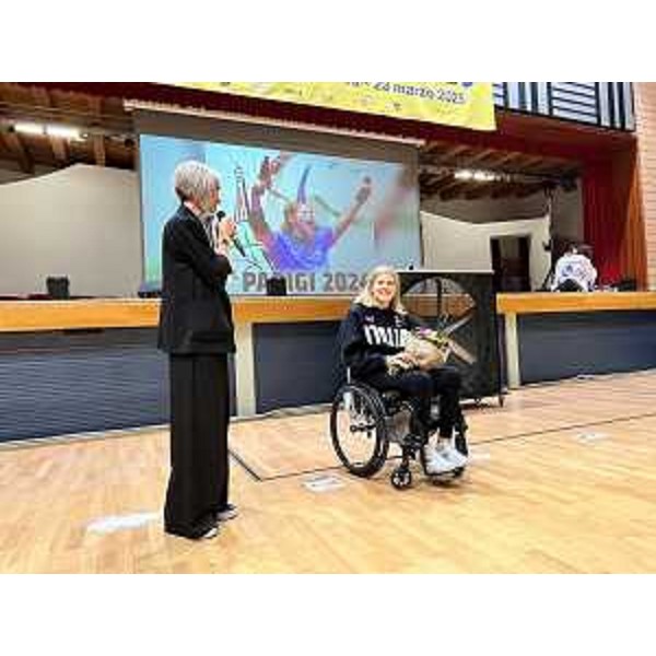 La campionessa paralimpica Giada Rossi ospite della cerimonia di apertura delle Convittiadi - La campionessa paralimpica Giada Rossi ospite della cerimonia di apertura delle Convittiadi