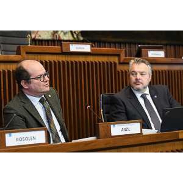 Da destra: il presidente della V Commissione, Diego Bernardis (Fp) e l'assessore regionale alla Cultura e sport e vicegovernatore, Mario Anzil - Da destra: il presidente della V Commissione, Diego Bernardis (Fp) e l'assessore regionale alla Cultura e sport e vicegovernatore, Mario Anzil