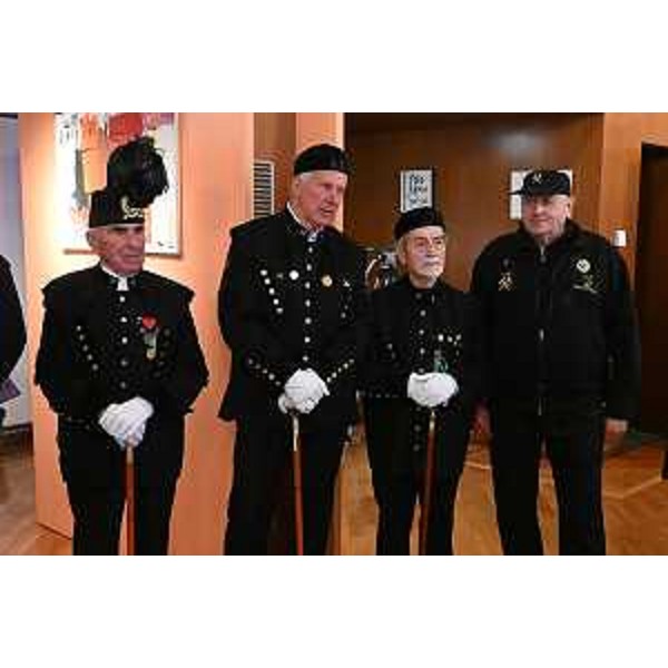 I rappresentanti dell'Associazione minatori - I rappresentanti dell'Associazione minatori