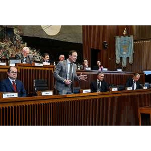 L'intervento del governatore Massimiliano Fedriga - L'intervento del governatore Massimiliano Fedriga