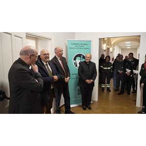 L'assessore regionale al Patrimonio Sebastiano Callari porta il saluto della Regione Friuli Venezia Giulia all'inaugurazione della nuova sede dell'Archivio storico diocesano - L'assessore regionale al Patrimonio Sebastiano Callari porta il saluto della Regione Friuli Venezia Giulia all'inaugurazione della nuova sede dell'Archivio storico diocesano 