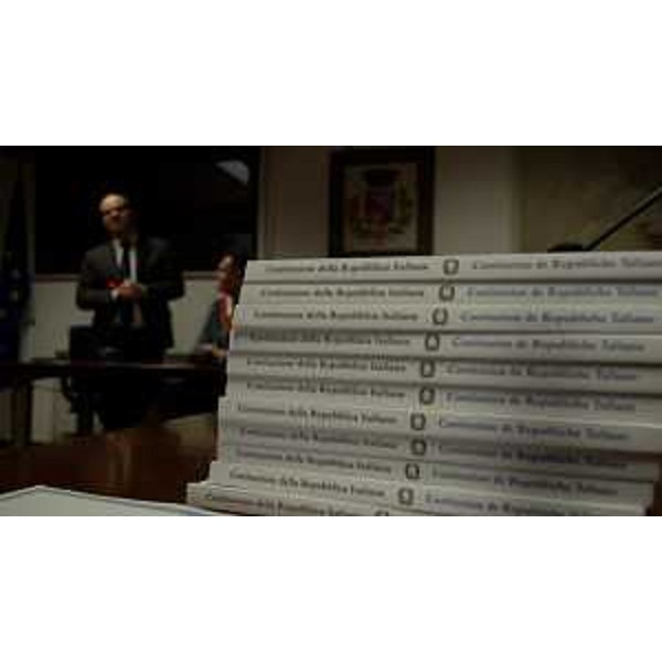 Il vicegovernatore Mario Anzil nel municipio di Ronchis - Il vicegovernatore Mario Anzil nel municipio di Ronchis