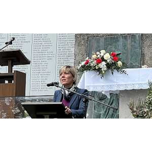 L'assessore Zilli alla commemorazione dei caduti del piroscafo Galilea - L'assessore Zilli alla commemorazione dei caduti del piroscafo Galilea