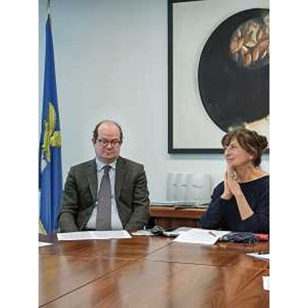 Anzil con la responsabile del progetto Annalisa Chirico - Anzil con la responsabile del progetto Annalisa Chirico