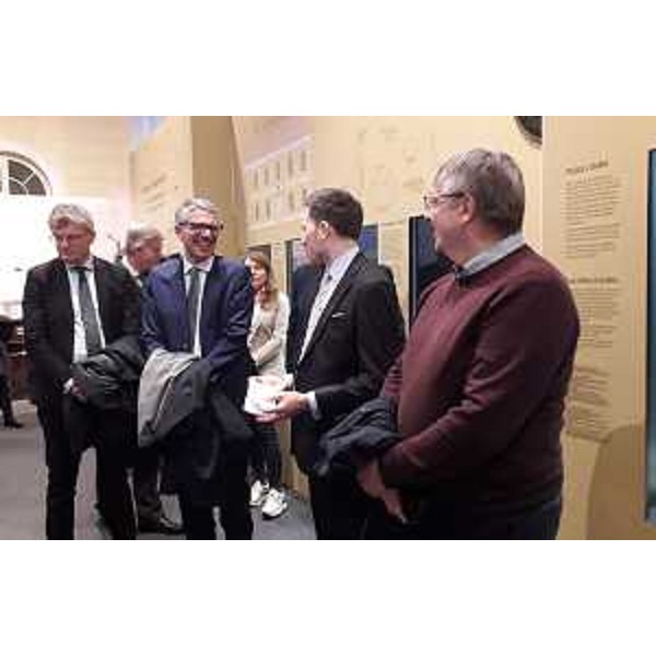 Un altro momento della visita. - Un altro momento della visita.