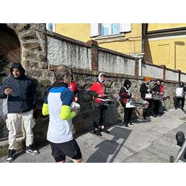 Un momento della corsa a Trieste - Un momento della corsa a Trieste