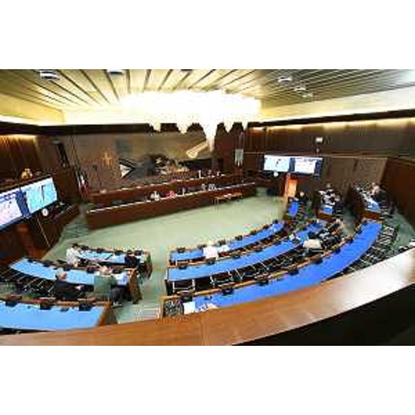 I consiglieri della II Commissione durante i lavori - I consiglieri della II Commissione durante i lavori