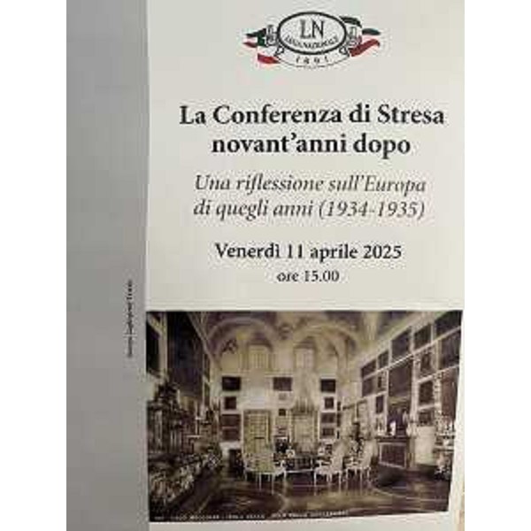 La locandina del convegno - La locandina del convegno