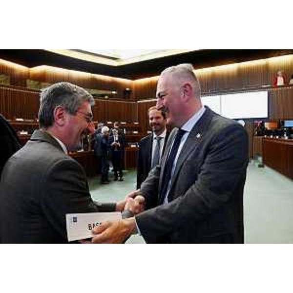 Da dx, Alessandro Basso (FdI) e Andrea Carli (Pd) - Da dx, Alessandro Basso (FdI) e Andrea Carli (Pd)