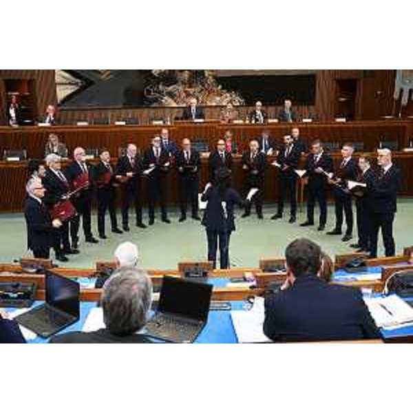 Il Gruppo polifonico Claudio Monteverdi di Ruda in Cr in occasione della Fieste de Patrie dal Friûl - Il Gruppo polifonico Claudio Monteverdi di Ruda in Cr in occasione della Fieste de Patrie dal Friûl