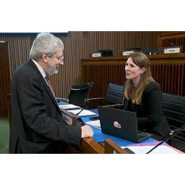 Furio Honsell (Open) e Rosaria Capozzi (M5S) - Furio Honsell (Open) e Rosaria Capozzi (M5S)