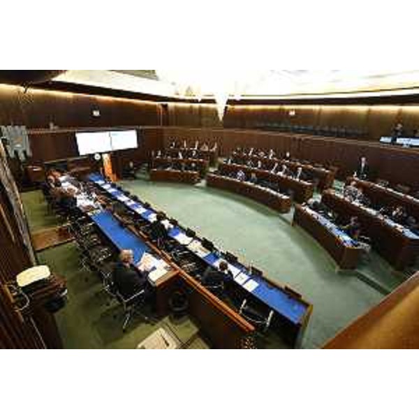 Un momento dei lavori dell'Aula - Un momento dei lavori dell'Aula