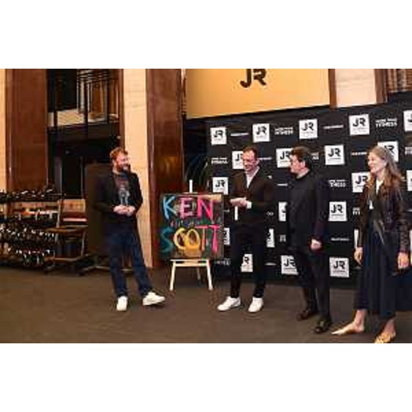 L'inaugurazione della mostra Ken Scott a Trieste con il governatore Massimiliano Fedriga - L'inaugurazione della mostra Ken Scott a Trieste con il governatore Massimiliano Fedriga