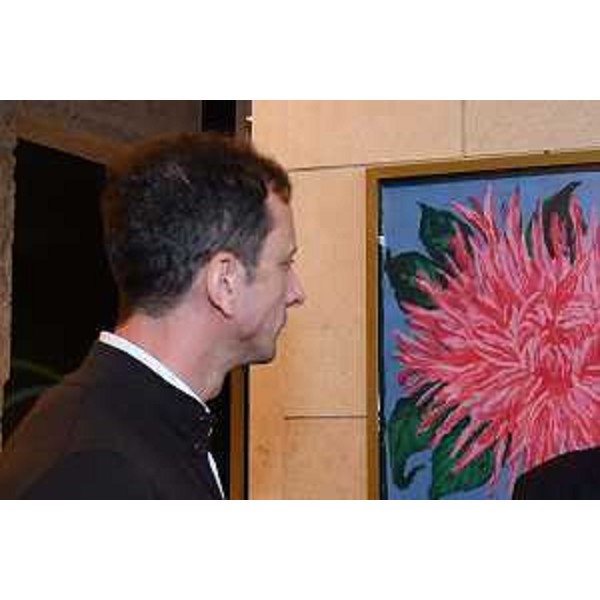 L'inaugurazione della mostra Ken Scott a Trieste con il governatore Massimiliano Fedriga - L'inaugurazione della mostra Ken Scott a Trieste con il governatore Massimiliano Fedriga